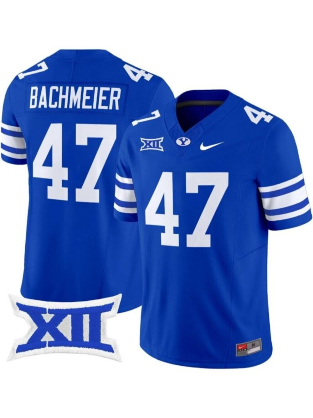 Bear Bachmeier Royal Jersey Vapor Stitched
